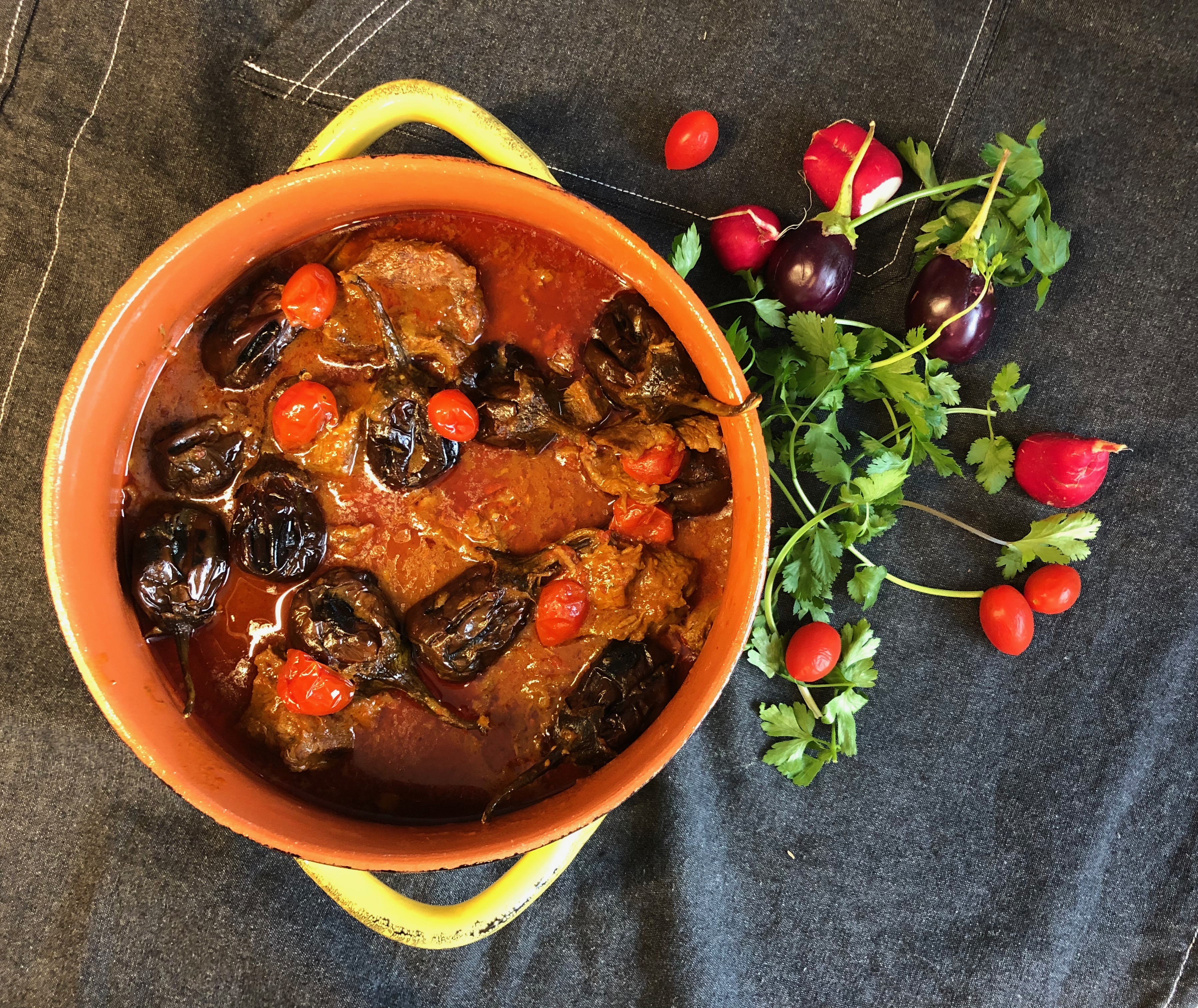 Eggplant and Beef Stew ( Khoresh Bademjan ) Bild